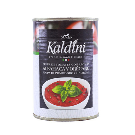 Imagen de Pulpa De Tomate Con Orégano Y Albahaca Kaldini 400 Gr