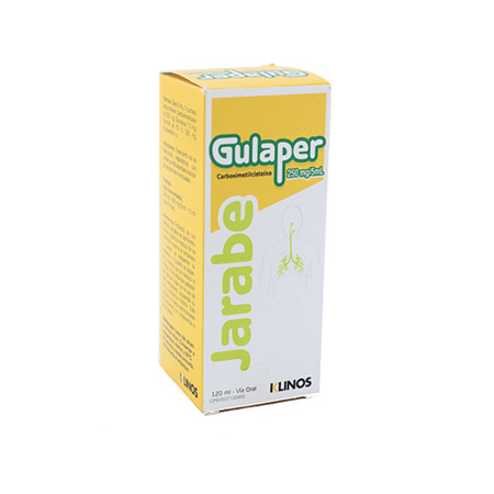 Imagen de Gulaper Jarabe Carboximetilcisteina  Ad. 5% 120Ml.