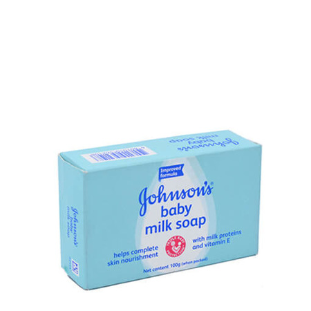 Imagen de Jabón Corporal Para Bebés Milk Soap Johnsons Baby 100 Gr.