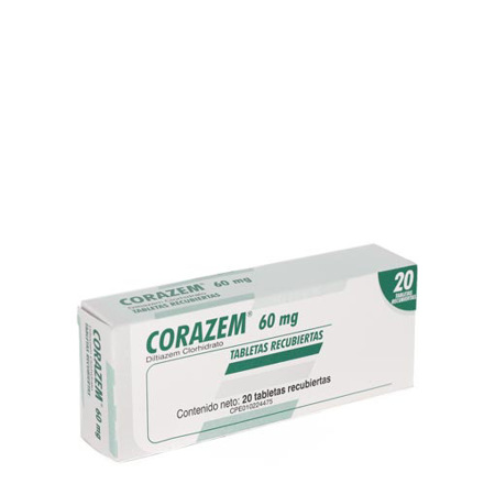 Imagen de Diltiazem Corazem Tab. 60Mg X20