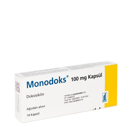 Imagen de Doxiciclina Monodoks Cap. 100Mg X14 El Morro