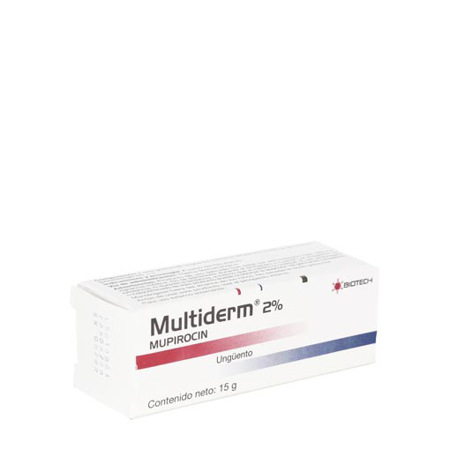 Imagen de Multiderm 2% Mupirocina Unguento 15 Gr