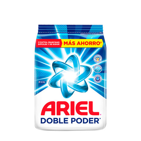 Imagen de Detergente Doble Poder Ariel 4,2K. (*)