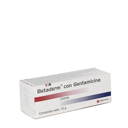 Imagen de Betametasona + Gentamicina Betaderm Gentamicina Crema 15G