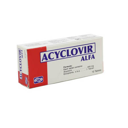 Imagen de Aciclovir Acyclovir Tab 400Mg X12 Alfa