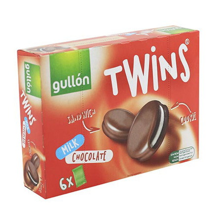Imagen de Galleta Chocolate De Leche Twins Gullón 252 Gr.