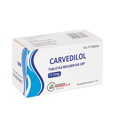 Imagen de Carvedilol Tab. 12,5 Mg X10 Pharma