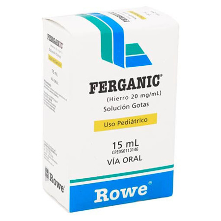Imagen de Hierro + ÁcidoFolico Ferganic Gts. 15Cc