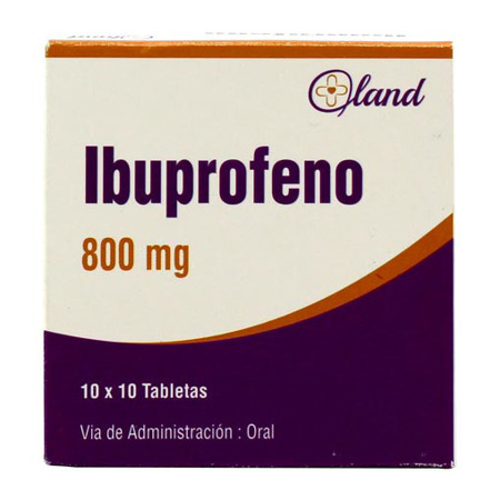 Imagen de Ibuprofeno Tab. 800Mg X10 Land Pharma