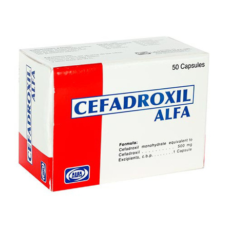 Imagen de Cefadroxilo Cap. 500Mg X10 Alfa