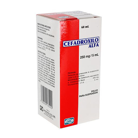 Imagen de Cefadroxilo Susp. 250Mg/5Ml X60Ml Alfa