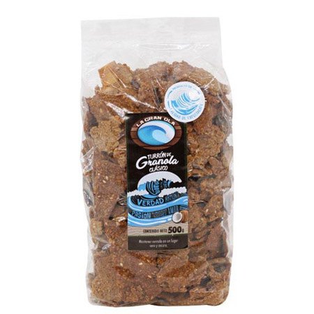 Imagen de Turrón De Granola La Gran Ola 500 Gr.
