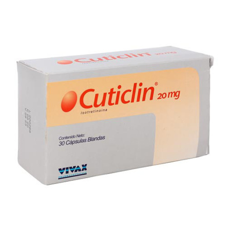 Imagen de Isotretinoina Cuticlin Capsula 20Mg X 30