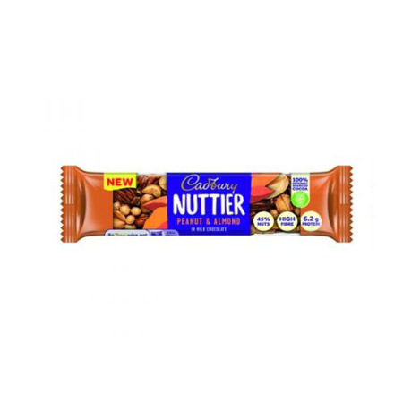 Imagen de Chocolate Con Maní Y Almendra Nuttier Cadbury 40 Gr.