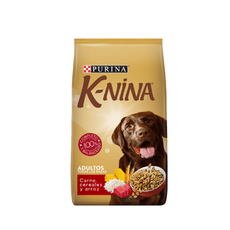 Imagen de Alimento Canino Para Adultos Con Carne, Cereales Y Arroz K-nina Purina 8 K.