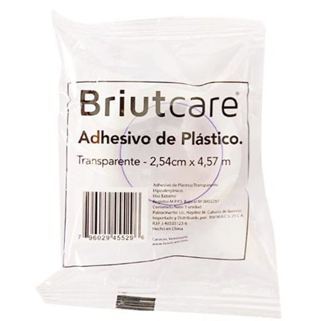 Imagen de Adhesivo Briutcare Plastico 2.54X4.57Cm