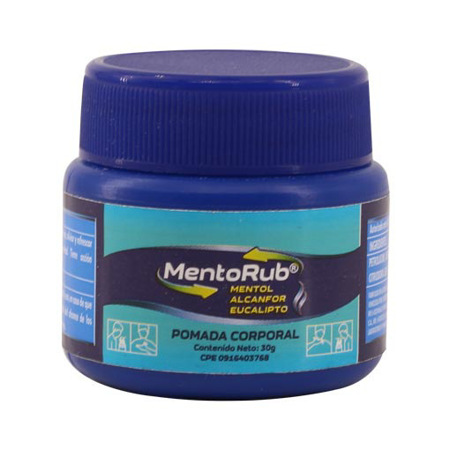 Imagen de Mentol Mentorub Ugto. Corp. 30G