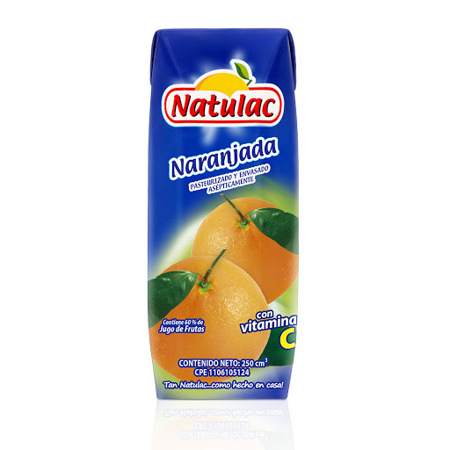 Imagen de Naranjada Natulac 250 Ml.