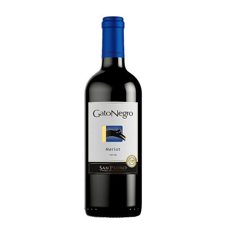 Imagen de Vino Tinto Merlot Gato Negro 0,75 L.