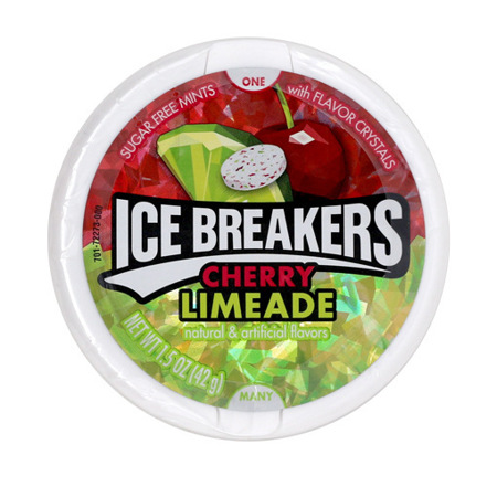 Imagen de Caramelo Cherry Lime Ice Breakers 36 Gr.