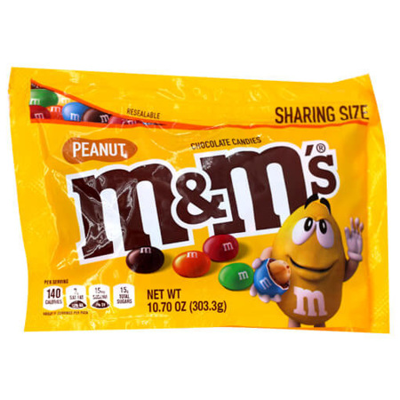 Imagen de Chocolate Peanut Mega M&M's 272,2 Gr.