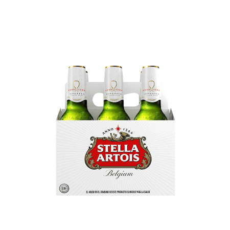 Imagen de Cerveza Stella Artois Six Pack 355 Ml.