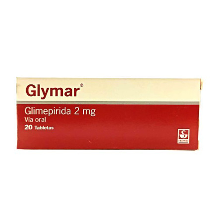 Imagen de Glimepiride Glymar Tab. 2Mg X20