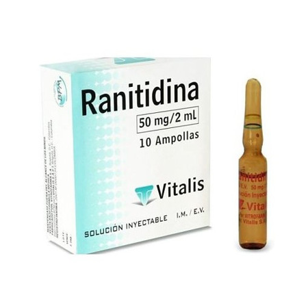 Imagen de Ranitidina Amp. 50 Mg X2Ml