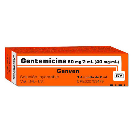 Imagen de Gentamicina Amp. 80 Mg/2Ml Genven