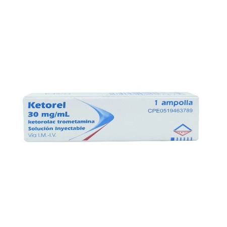 Imagen de Keterolaco Ketorel Amp. 30Mg/Ml X1