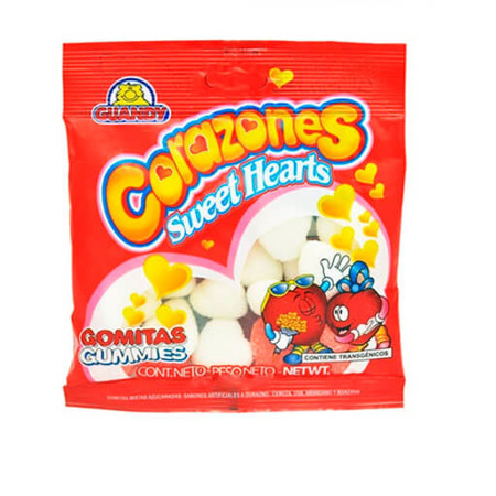 Imagen de Gomita De Corazones Guandy 100 Gr.