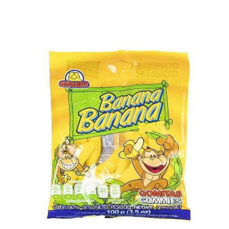 Imagen de Gomita De Bananas Guandy 100 Gr.