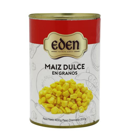 Imagen de Maiz En Grano Dulce Eden 400 Gr.