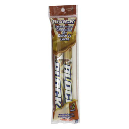 Imagen de Chocolate Con Dulce De Leche Block (2 Unidades).