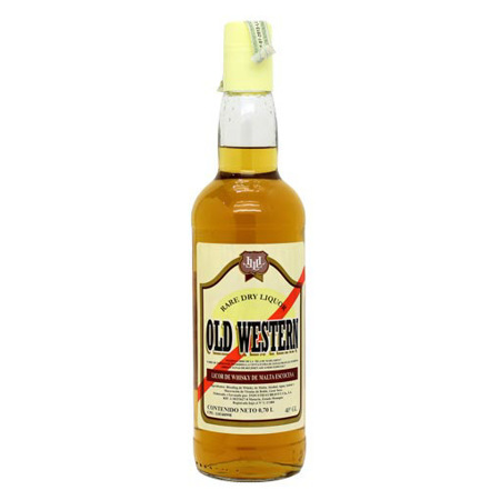 Imagen de Licor De Whisky Con Malta Old Western 0.70 L.
