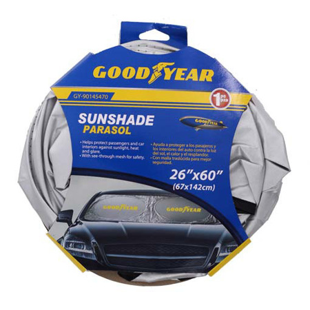 Imagen de Protector Solar Para Auto Goodyear 142X67 Cm.