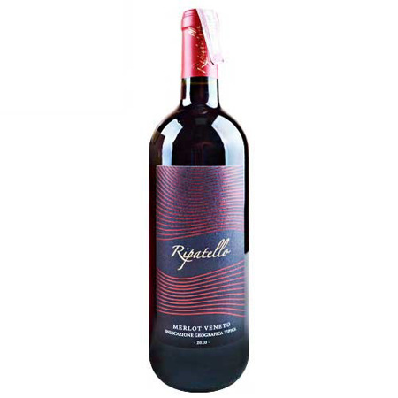 Imagen de Vino Tinto Merlot Veneto Ripatello 0,75 L.