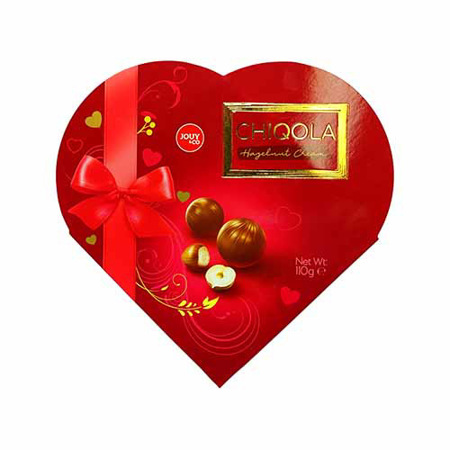 Imagen de Bombones De Chocolates Rellenos De Crema De Avellana Chiqola 110 Gr.