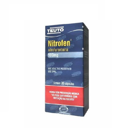 Imagen de Nitrofen Nitrofurantoina 100Mg X 28 Cap. Teuto.