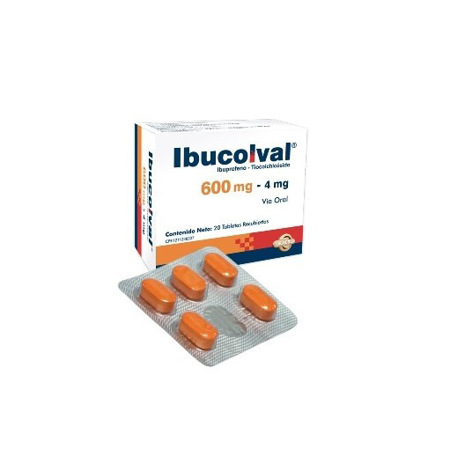 Imagen de Ibuprofeno Ibucolval Tab. 600/4Mg X20.