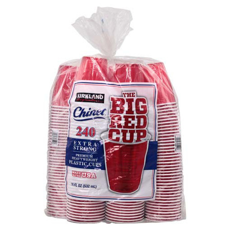 Imagen de Vaso Rojo Kirkland (240 Unidades)