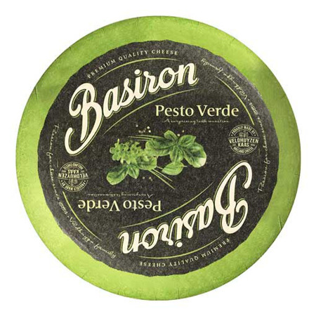 Imagen de Queso Gouda Veldhuyzen Pesto Verde 300 Gr.