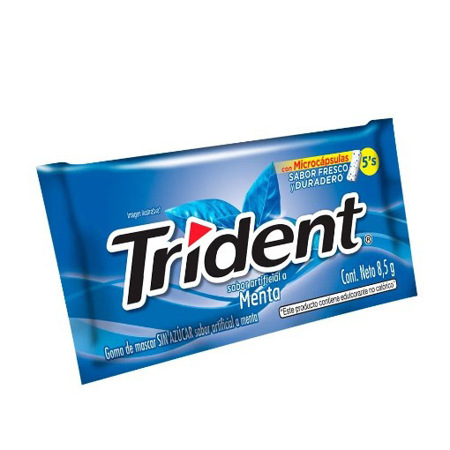 Imagen de Chiclet De Menta Trident (5 Unidades).