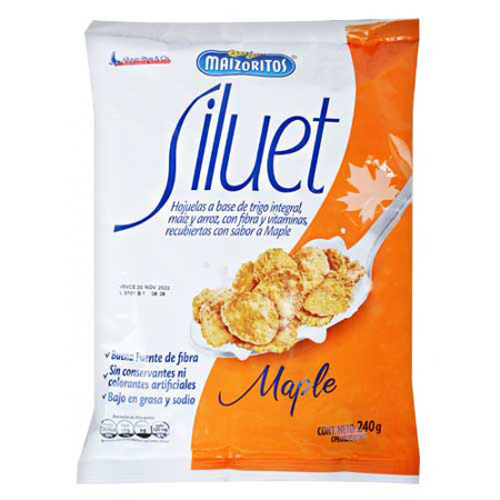 Imagen de Cereal De Avenas Siluet Maple Maizoritos 240 Gr.