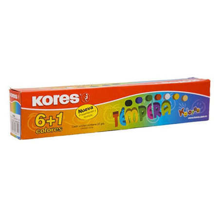 Imagen de Tempera Kores  6+1 x 22Ml.