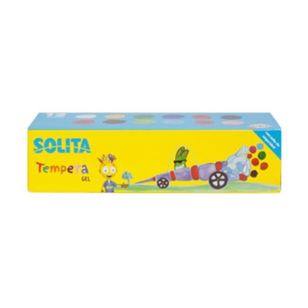 Imagen de Tempera De Gel Solita 12 Pza.