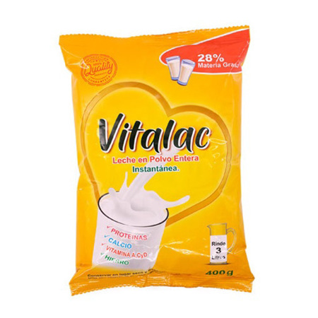 Imagen de Leche Completa Instantánea Vitalac 400 Gr.