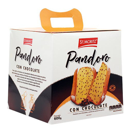 Imagen de Pandoro Con Chocolate St.Moritz 600Gr