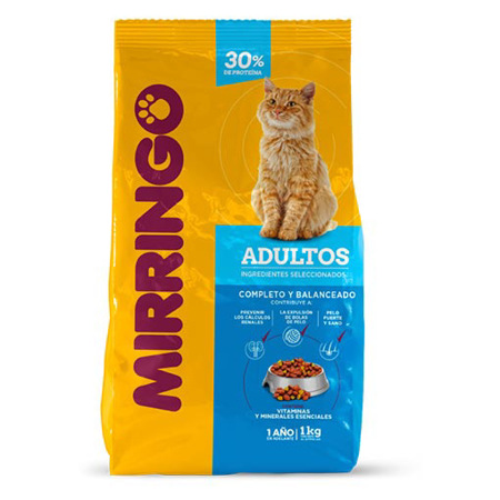 Imagen de Alimento Para Gatos Adulto Mirringo 1Kg