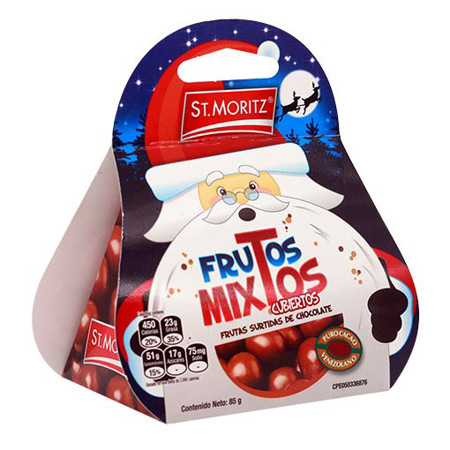 Imagen de Chocolate Frutos Mix Navidad St.Moritz 85Gr.
